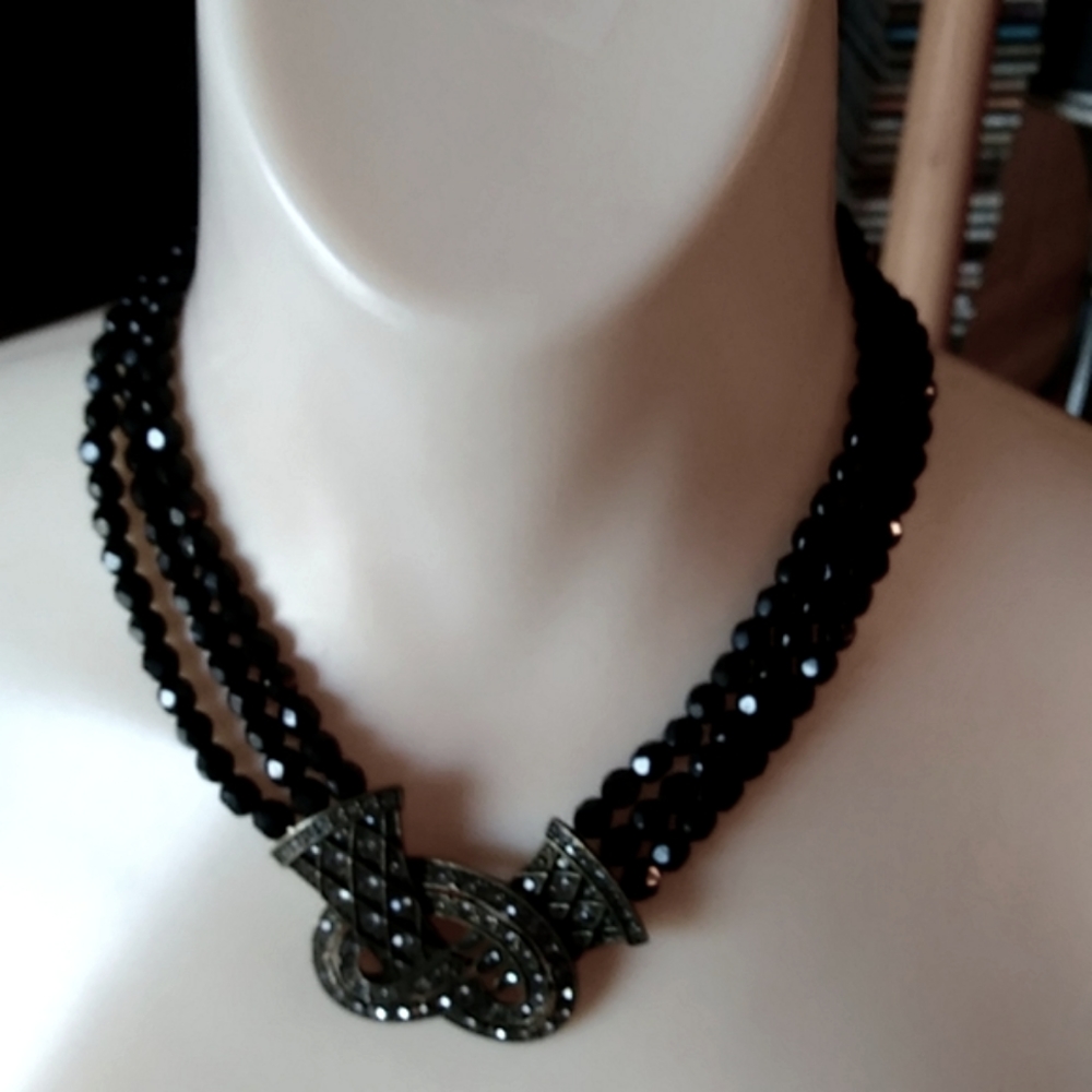 HD Three Strand Choker Necklace